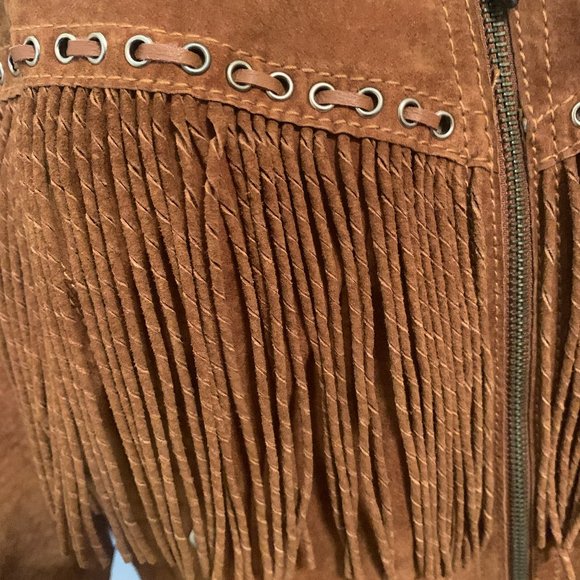 Cripple Creek Suede Fringe Ladies Jacket size XXL - Picture 6 of 10